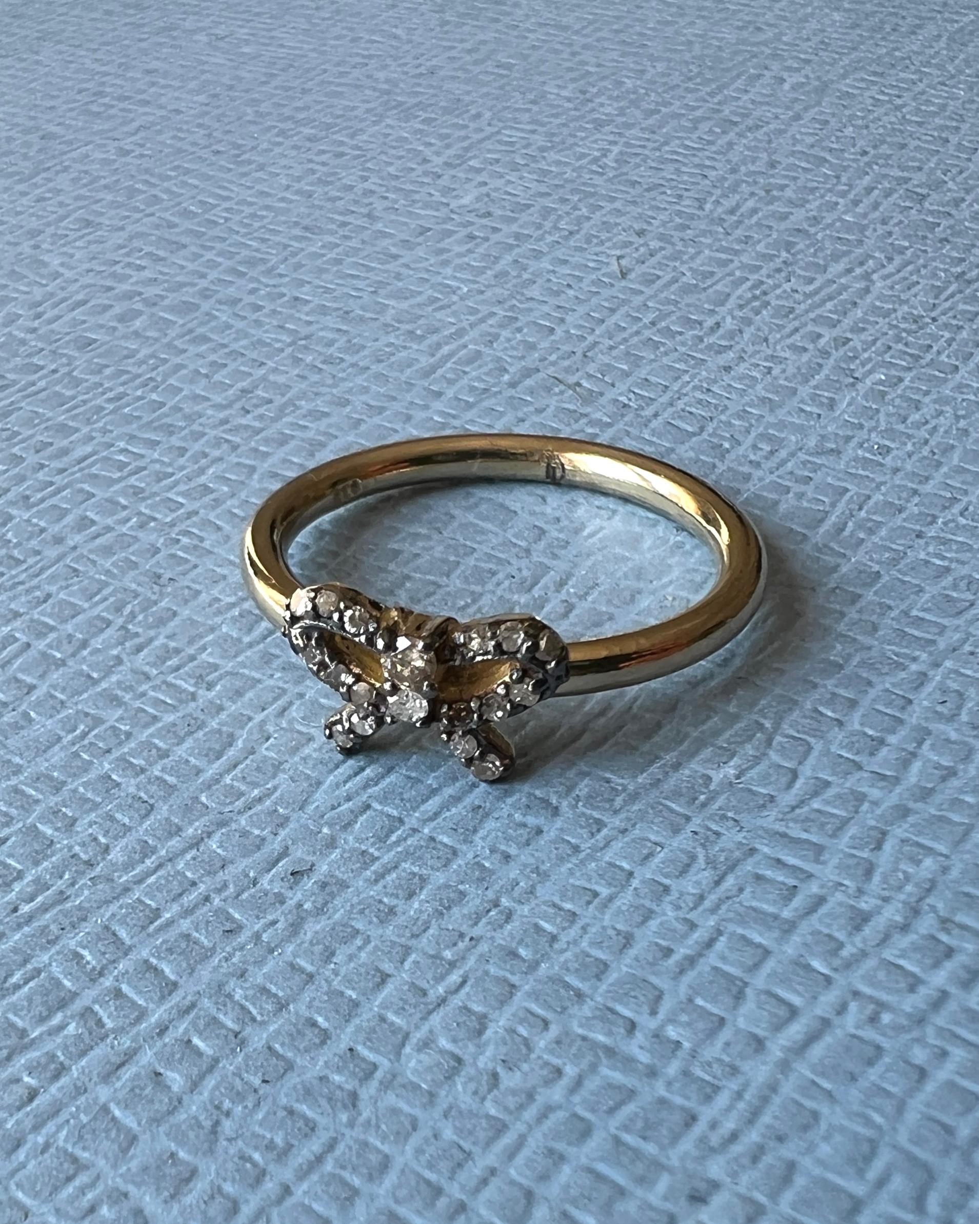 Anneau de diamant de style victorien en vente 9