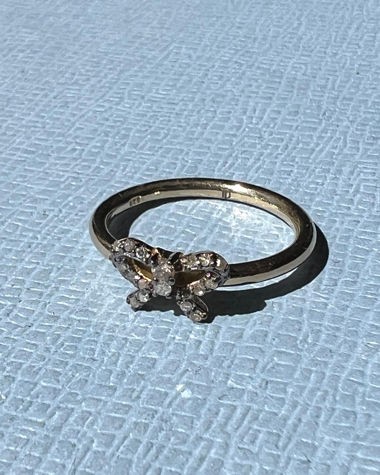 Anneau de diamant de style victorien Neuf - En vente à Los Angeles, CA