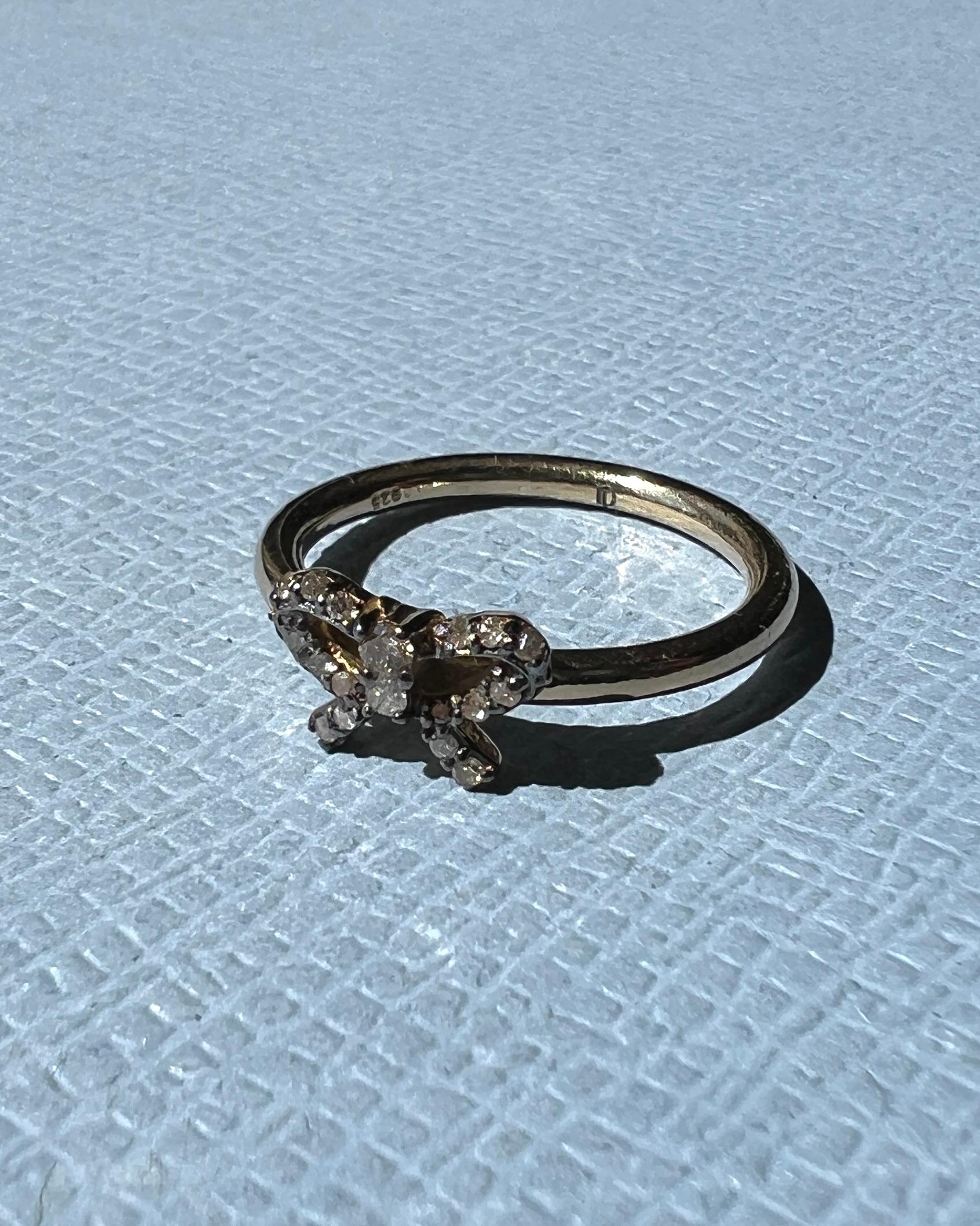 Anneau de diamant de style victorien en vente 1