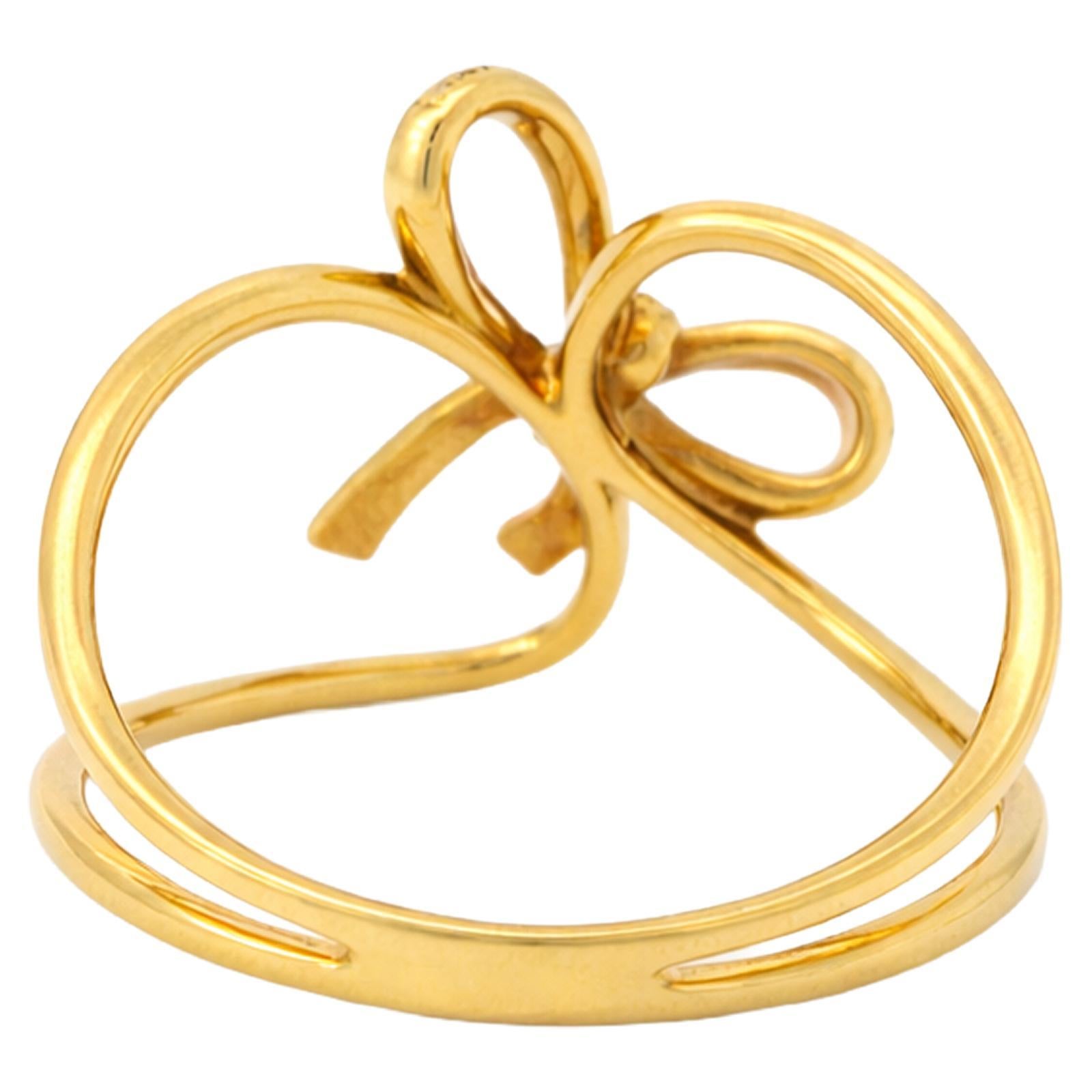 Diamond Bow Statement Ring - image 2