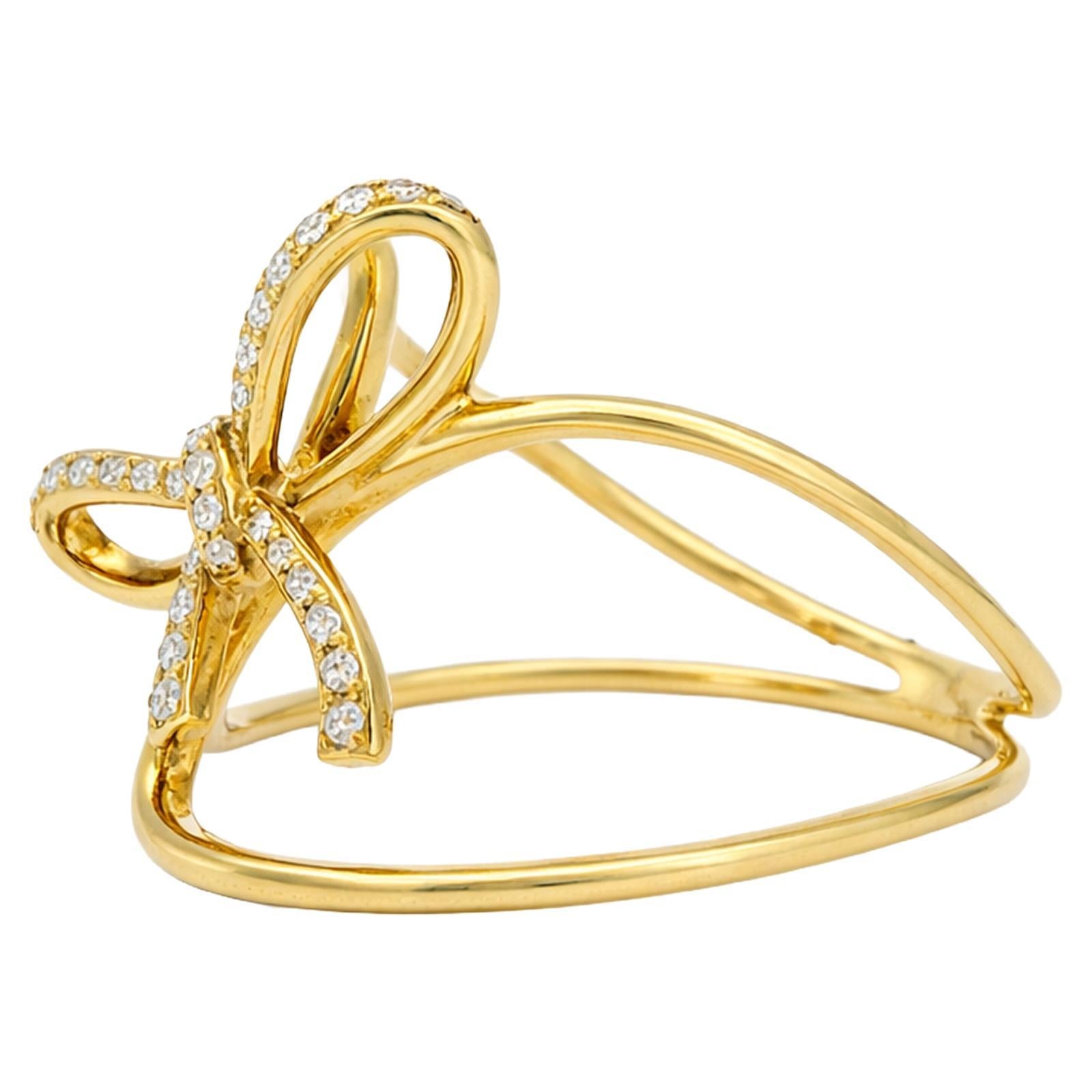 Diamond Bow Statement Ring - image 3