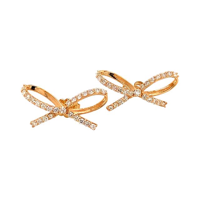 6 Pairs Gold Bow Stud Earrings - 14K Gold Plated Hypoallergenic Earrings For Women