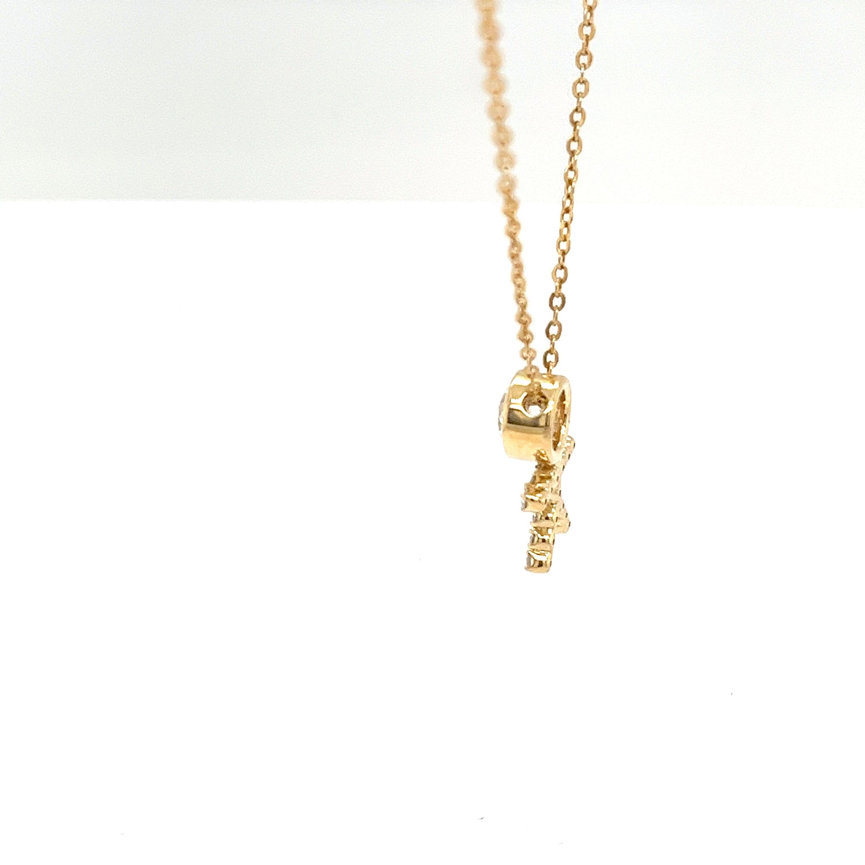 Femenino o masculino Colgante de diamantes 