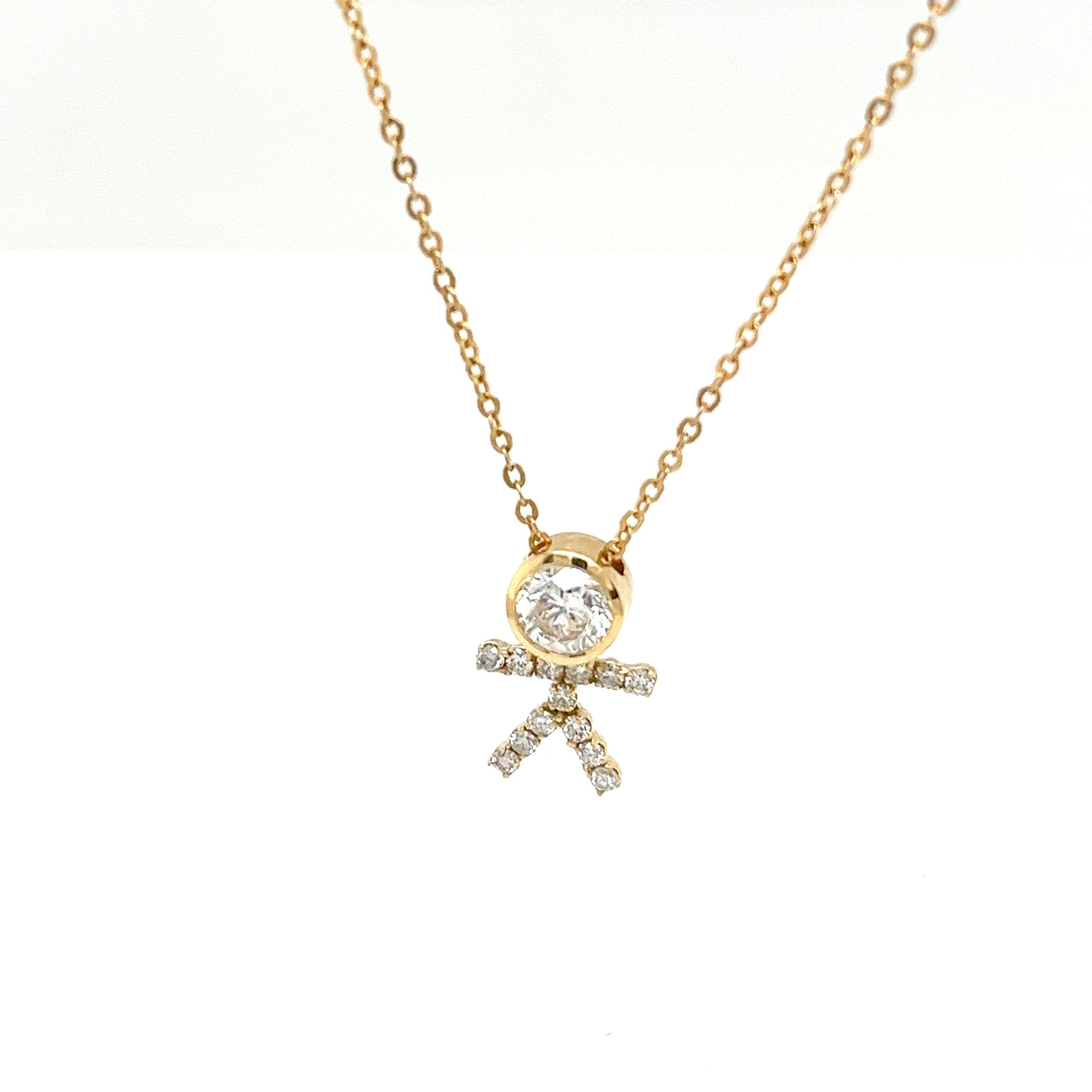 Colgante de diamantes 