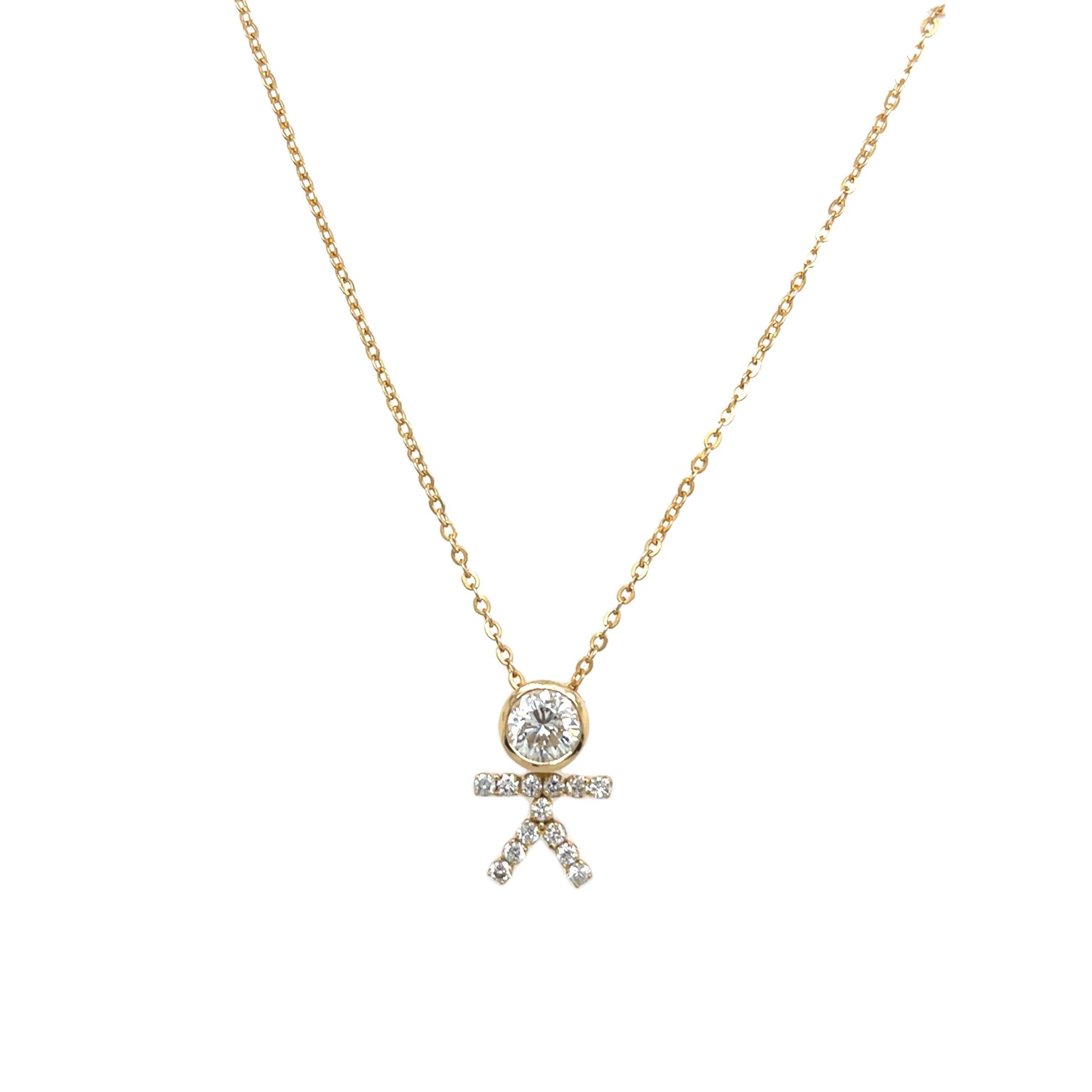 Colgante de diamantes 