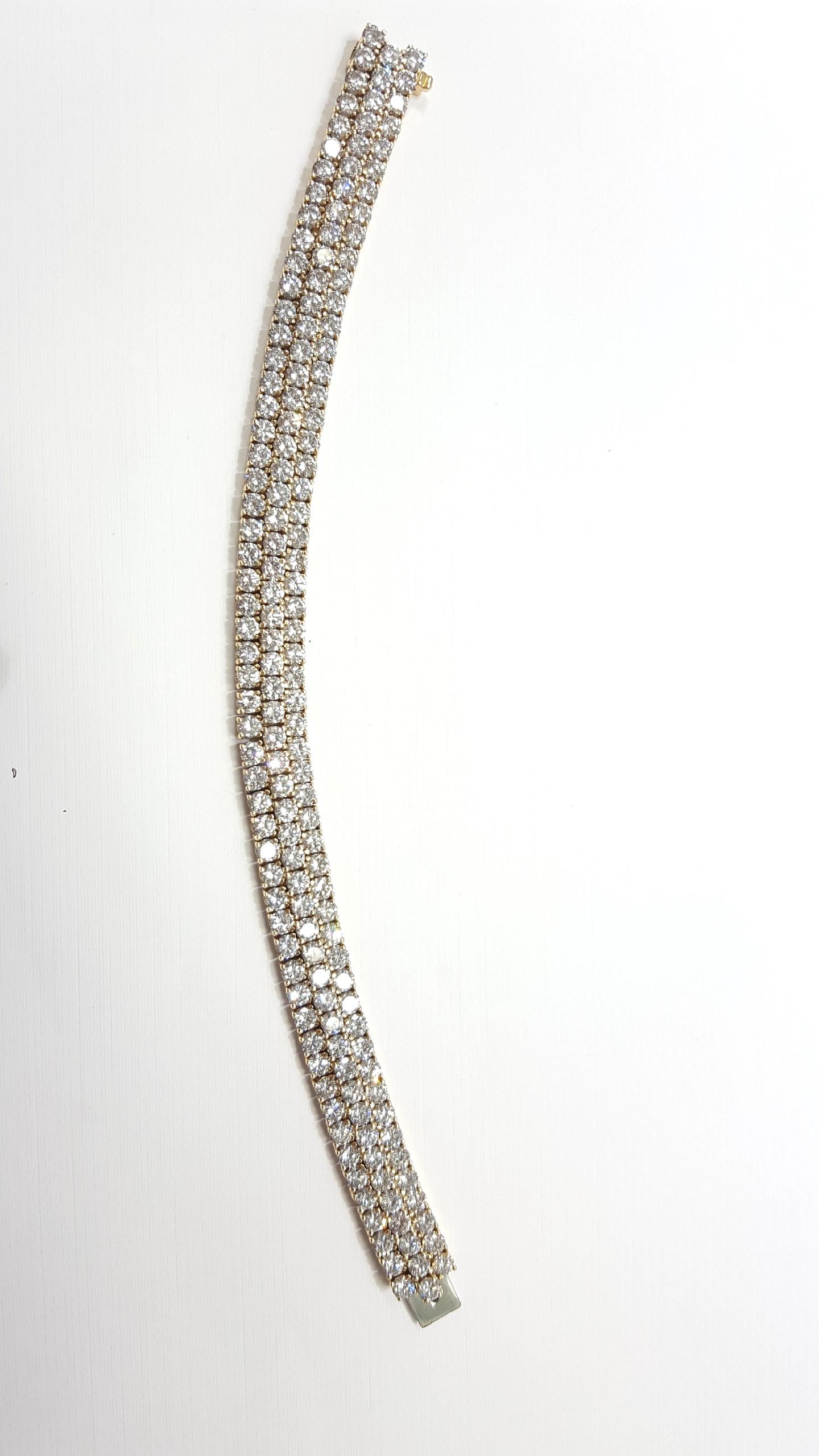 20 carat diamond bracelet