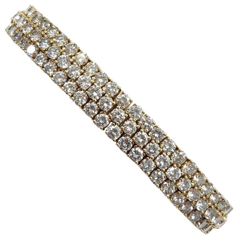 Diamond Bracelet 20 Carat For Sale at 1stDibs | 20 carat diamond bracelet