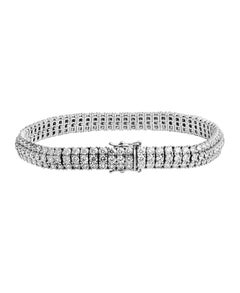Diamond Bracelet 3 row of Diamonds
