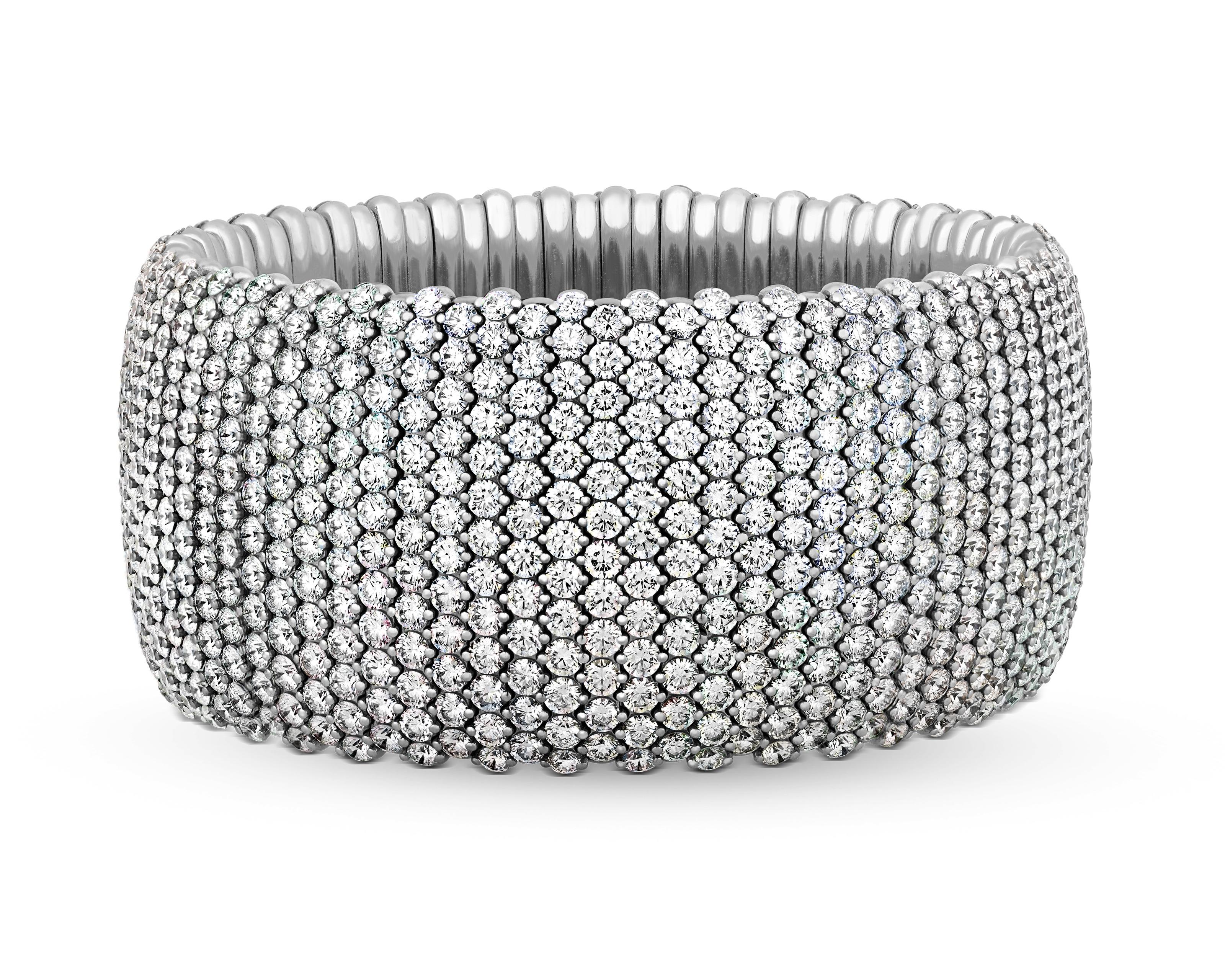 Moderne Bracelet en diamant, 42,33 carats en vente