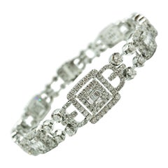 Diamond Bracelet '4.95 Carat, 322 Diamonds' 18 Karat Gold