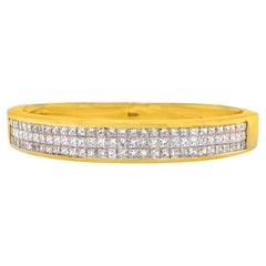 Diamond Bracelet 6 Carats Total 18K Gold