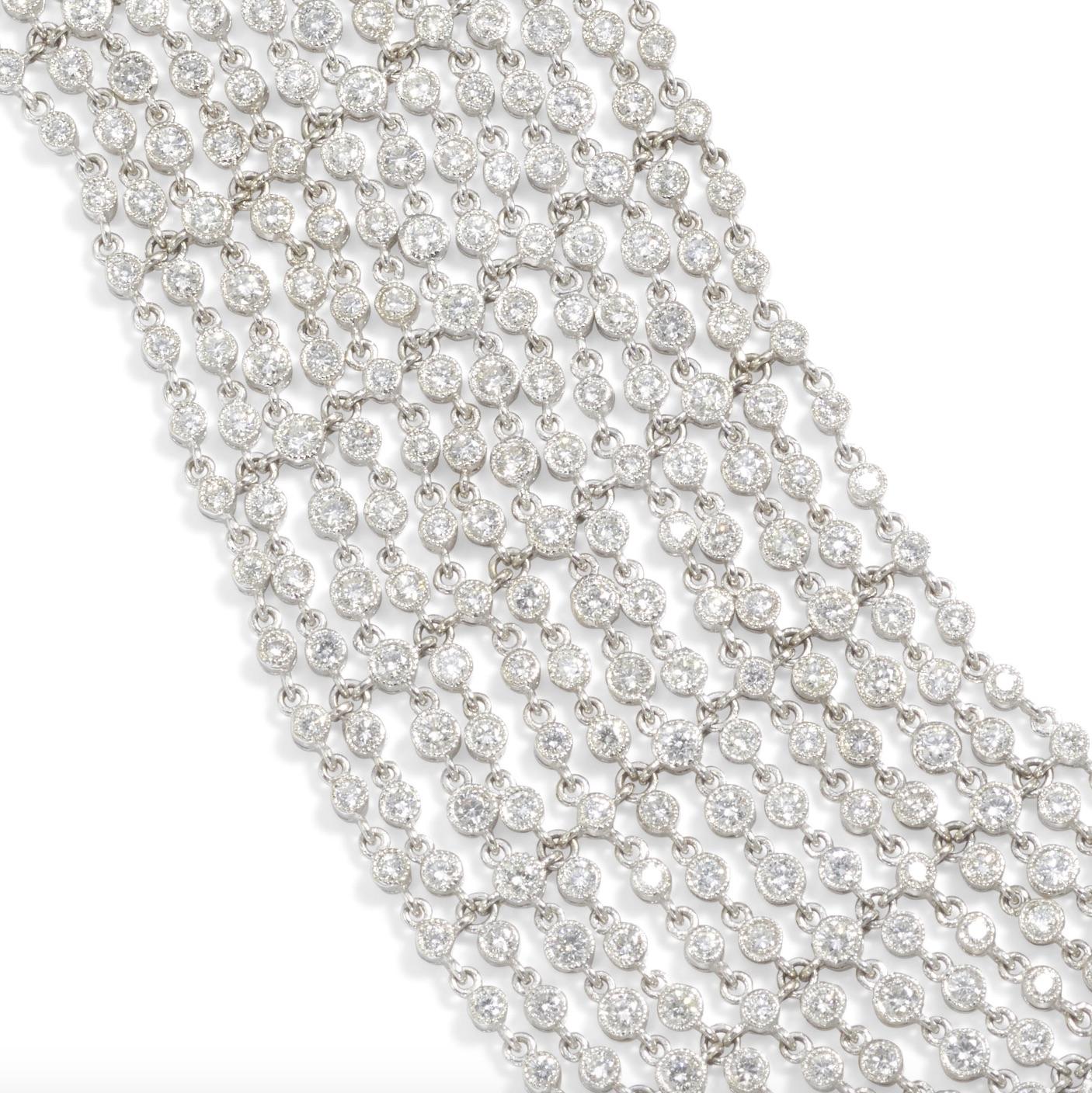 Contemporain Bracelet de diamants en vente