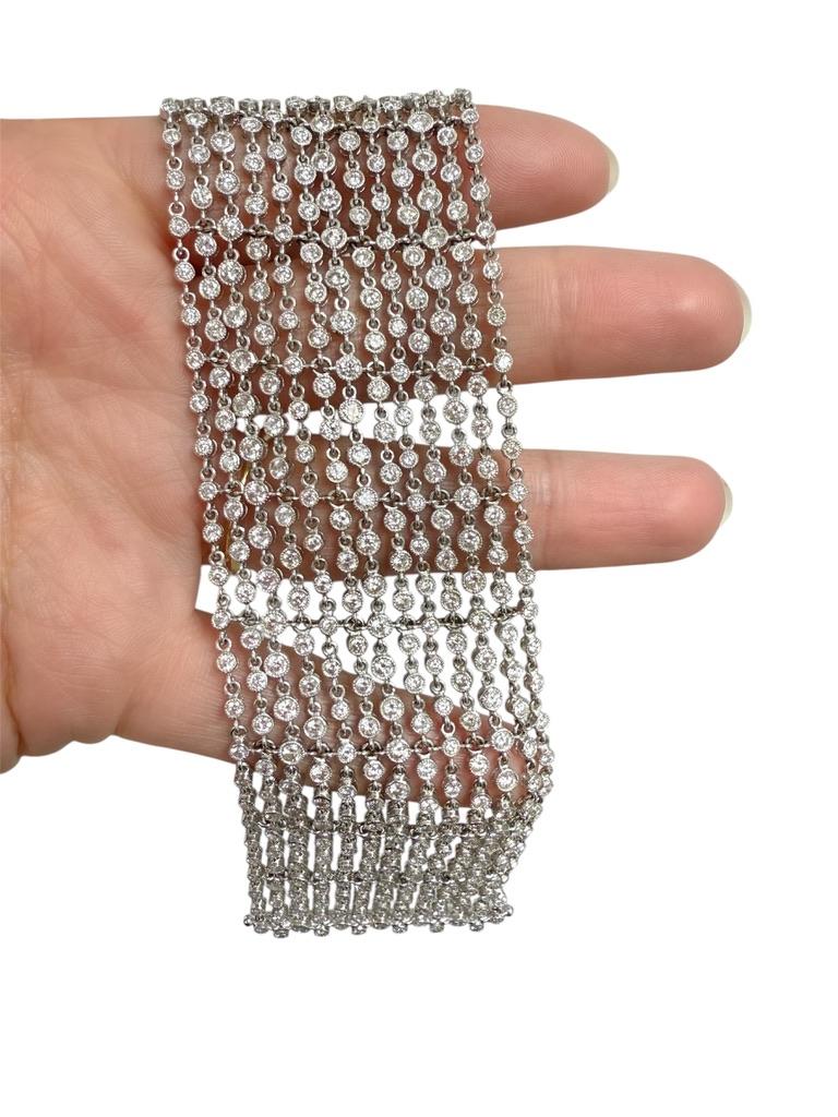 Taille brillant Bracelet de diamants en vente