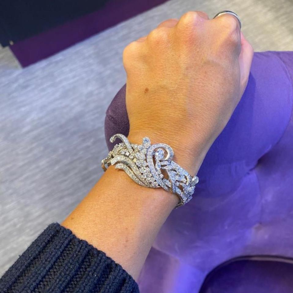Diamond Bracelet In Excellent Condition For Sale In New York, NY