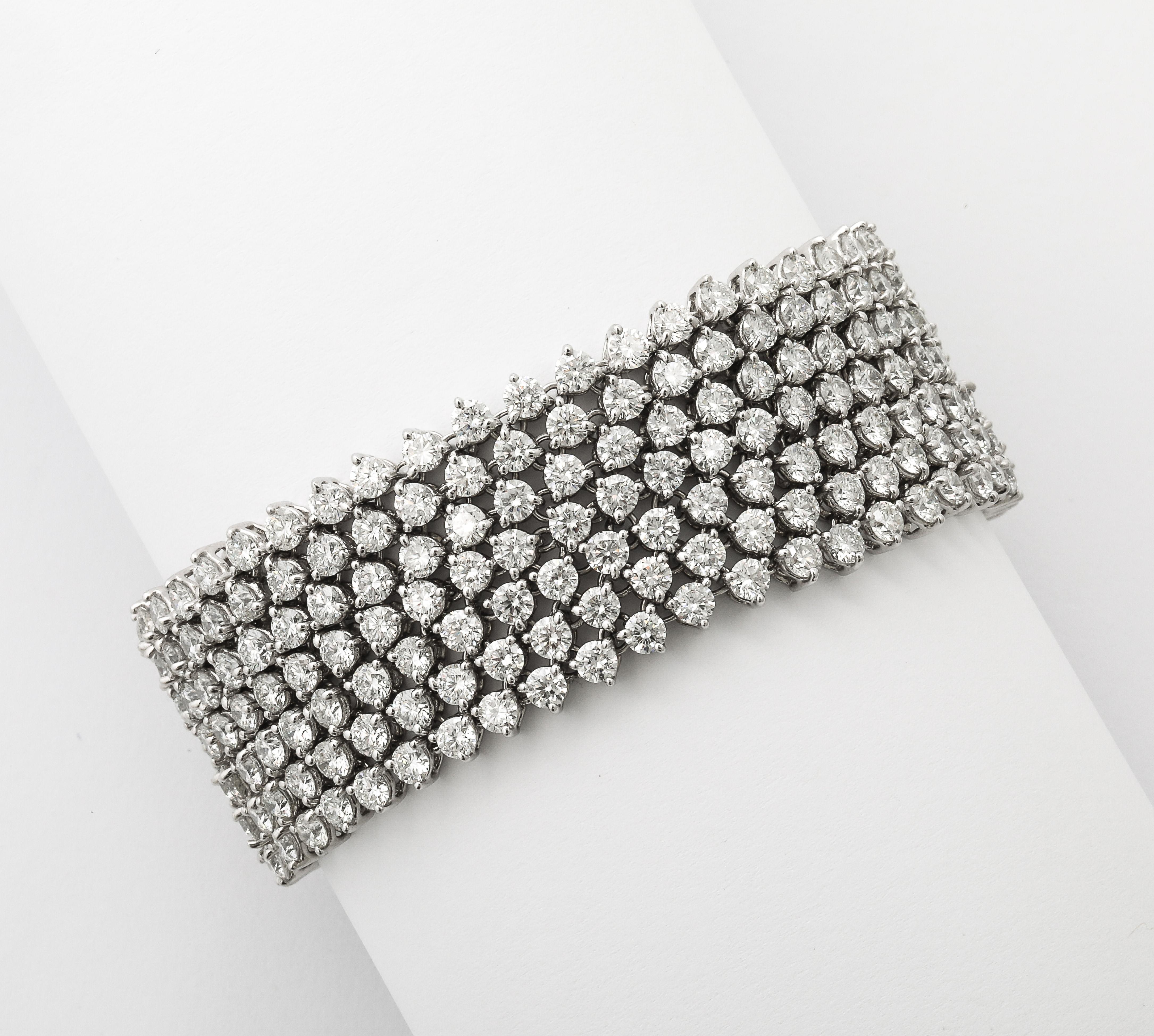 Bracelet de diamants Unisexe en vente