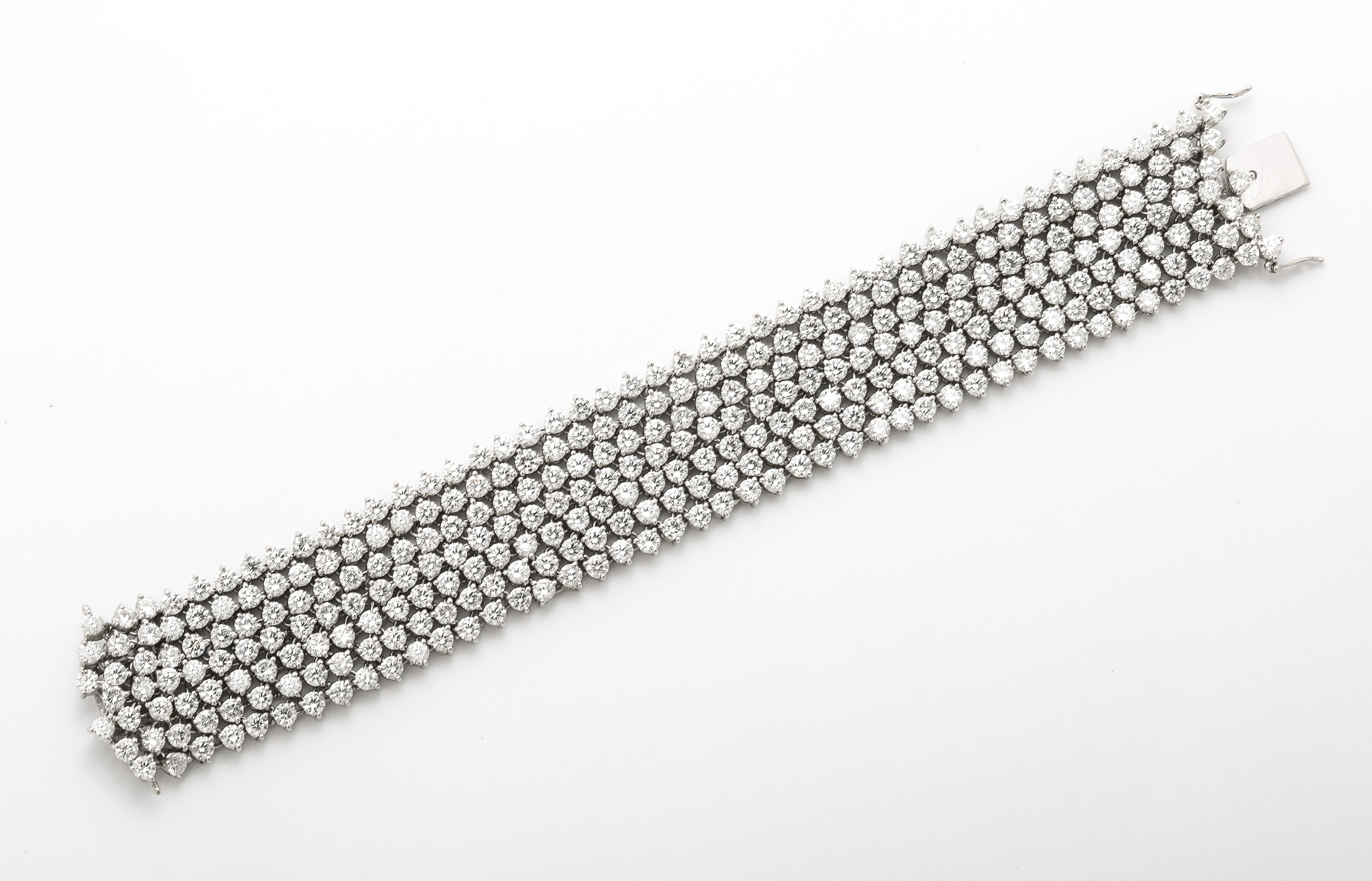 Bracelet de diamants en vente 1