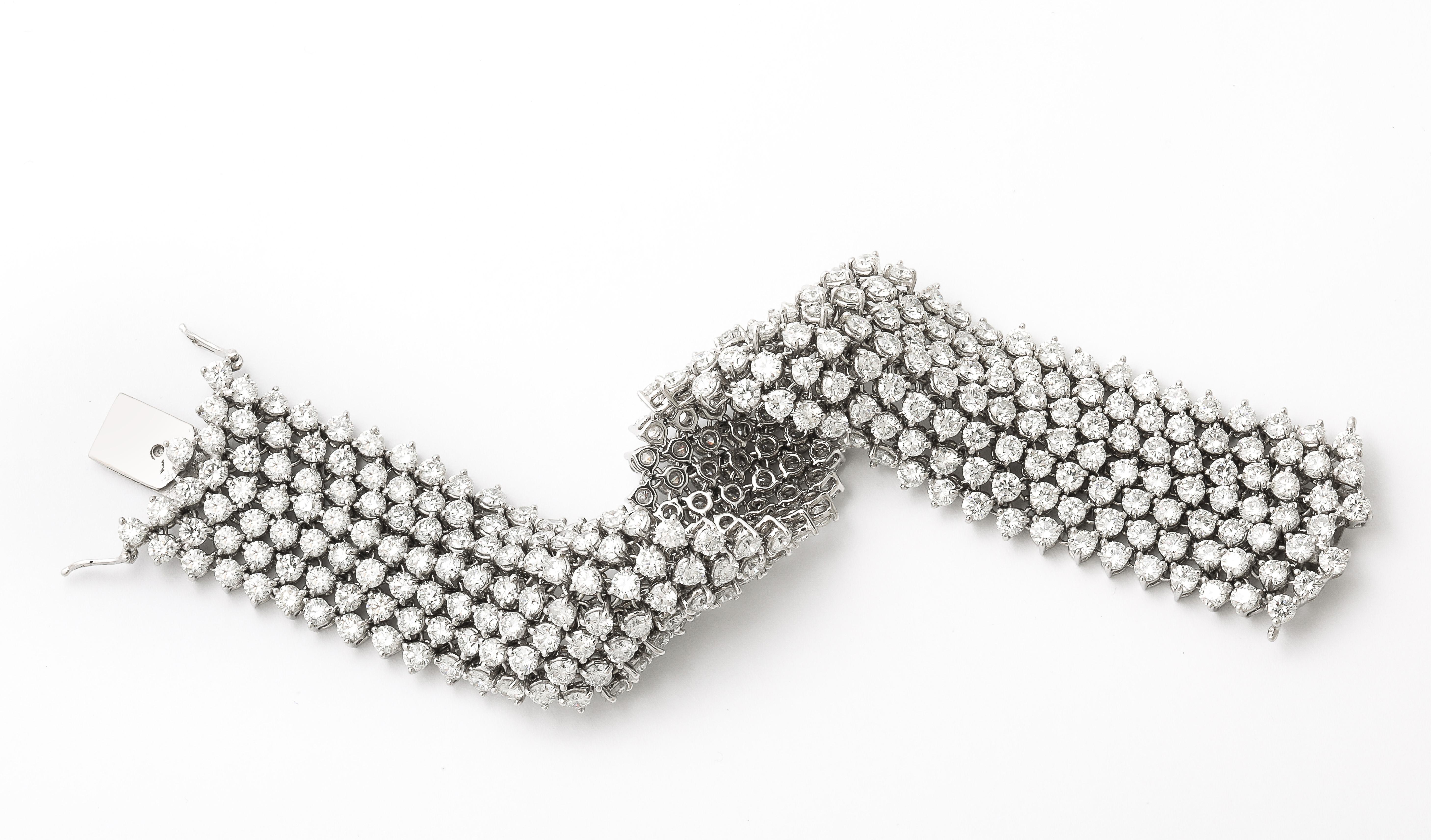 Bracelet de diamants en vente 3