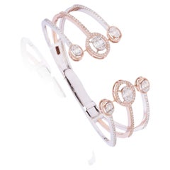 Bracciale con diamanti in oro 14k