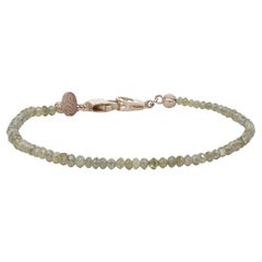 Bracelet en or 14k avec perles de diamant
