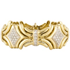 Pulsera de oro de 18 quilates con diamantes