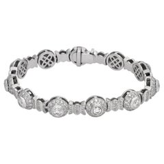 Diamond bracelet in 18k white gold