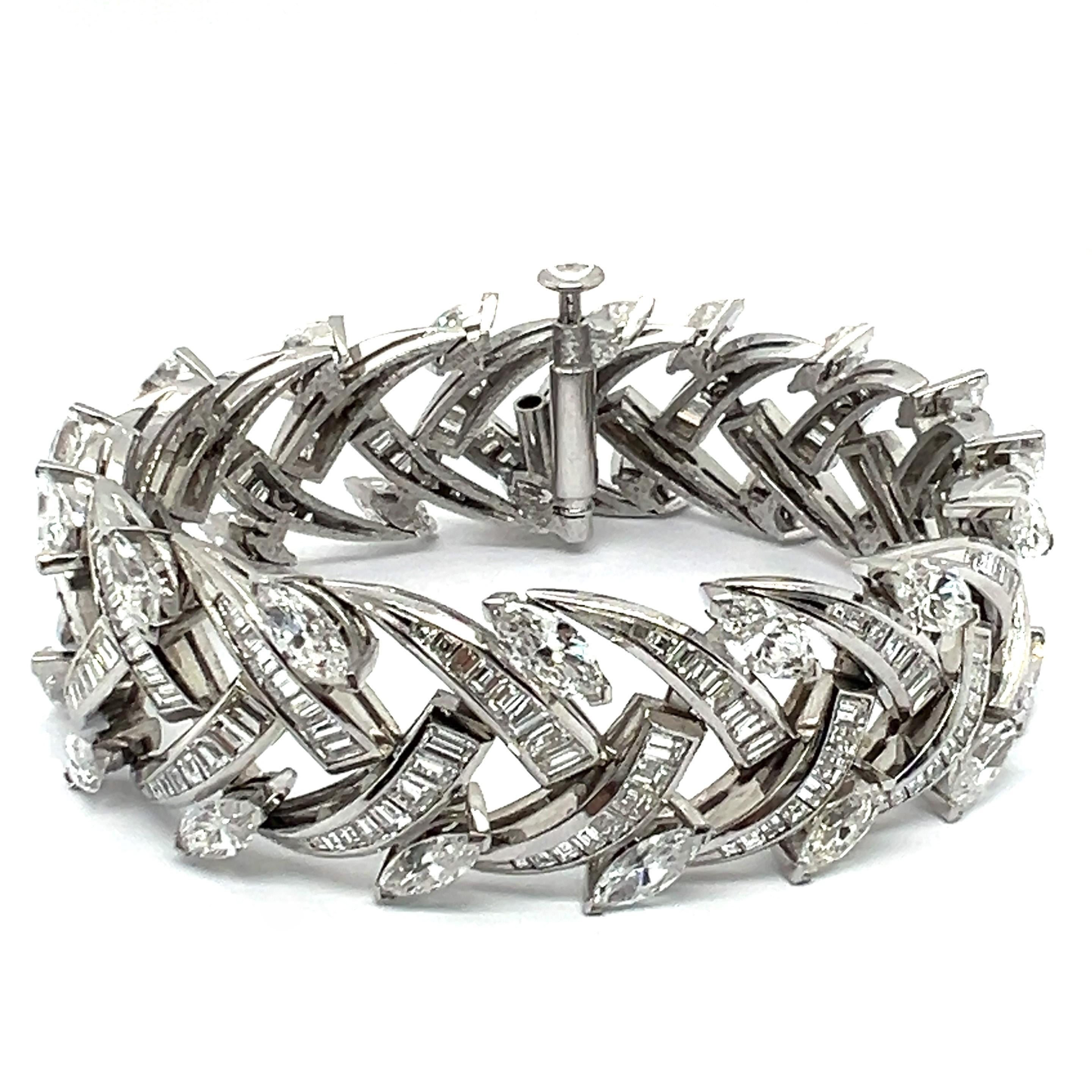 Diamond Bracelet in Platinum 950  by Gübelin For Sale 6