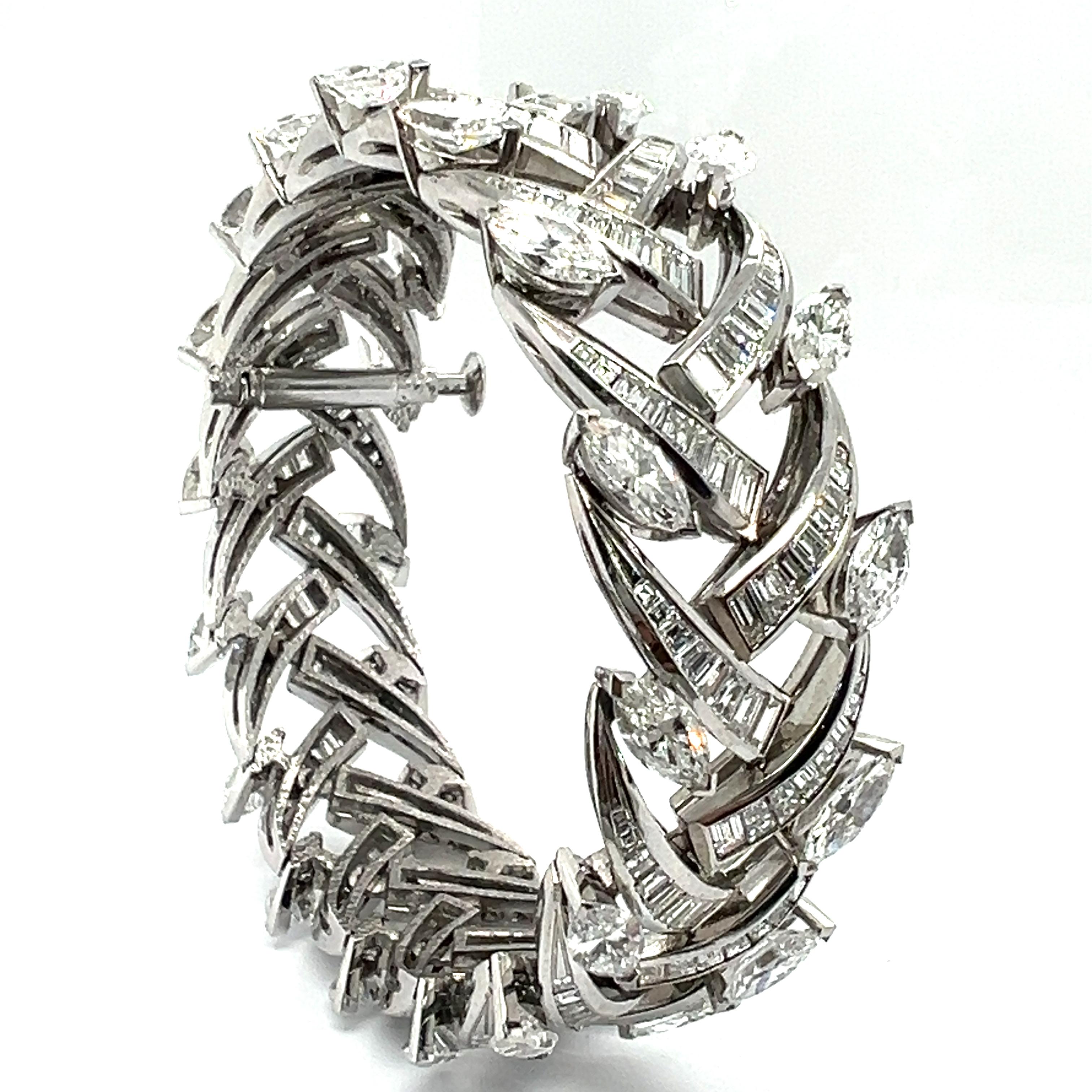 Diamond Bracelet in Platinum 950  by Gübelin For Sale 9