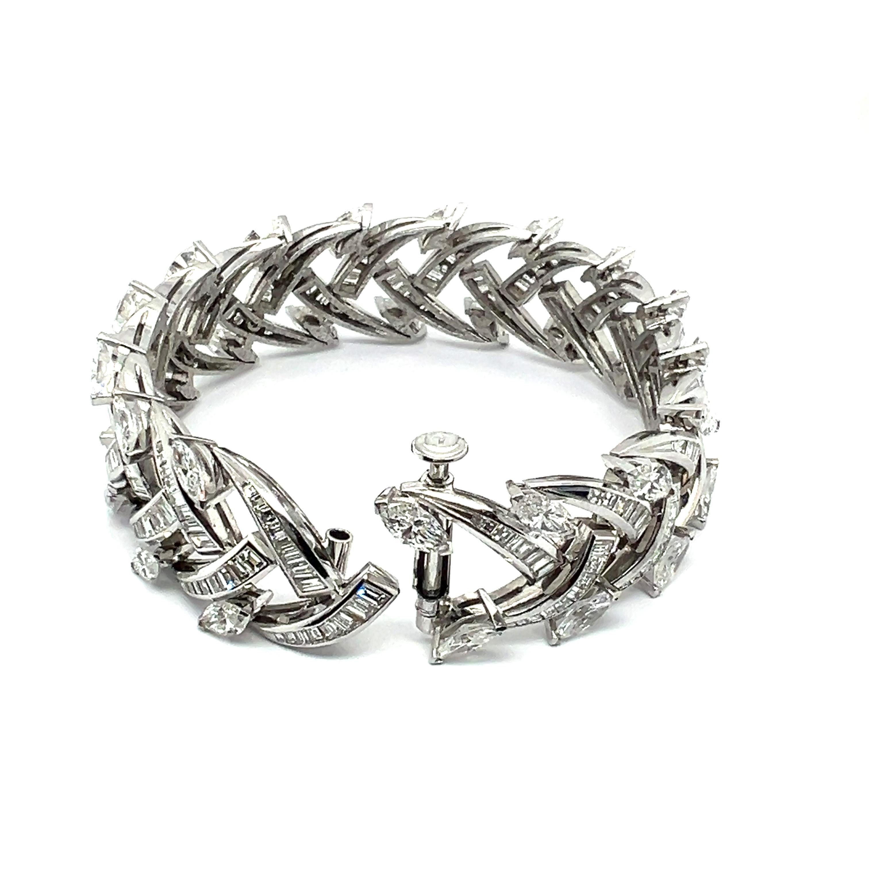 Diamond Bracelet in Platinum 950  by Gübelin For Sale 11