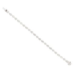 Diamantarmband aus Weißgold, 4,50 Karat