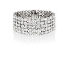 Diamond Bracelet Set in 18K White Gold