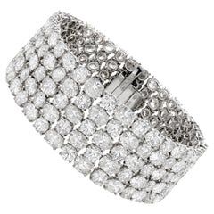 Diamond Bracelet Set in 18K White Gold