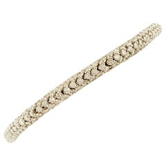 Vintage Diamond Bracelet White Gold