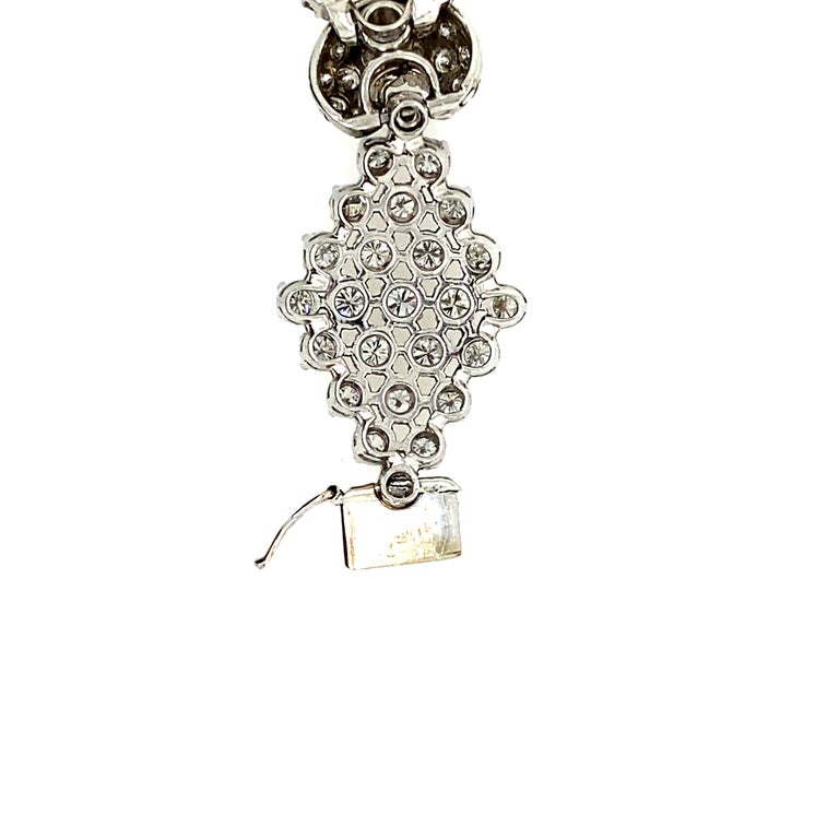 Women's or Men's Diamond Bracelet with 12.00 Carats For Sale