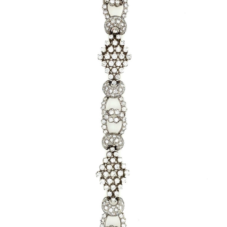 Diamond Bracelet with 12.00 Carats For Sale 2