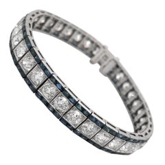 tiffany tennis bracelet Diamond Bracelet with Sapphire