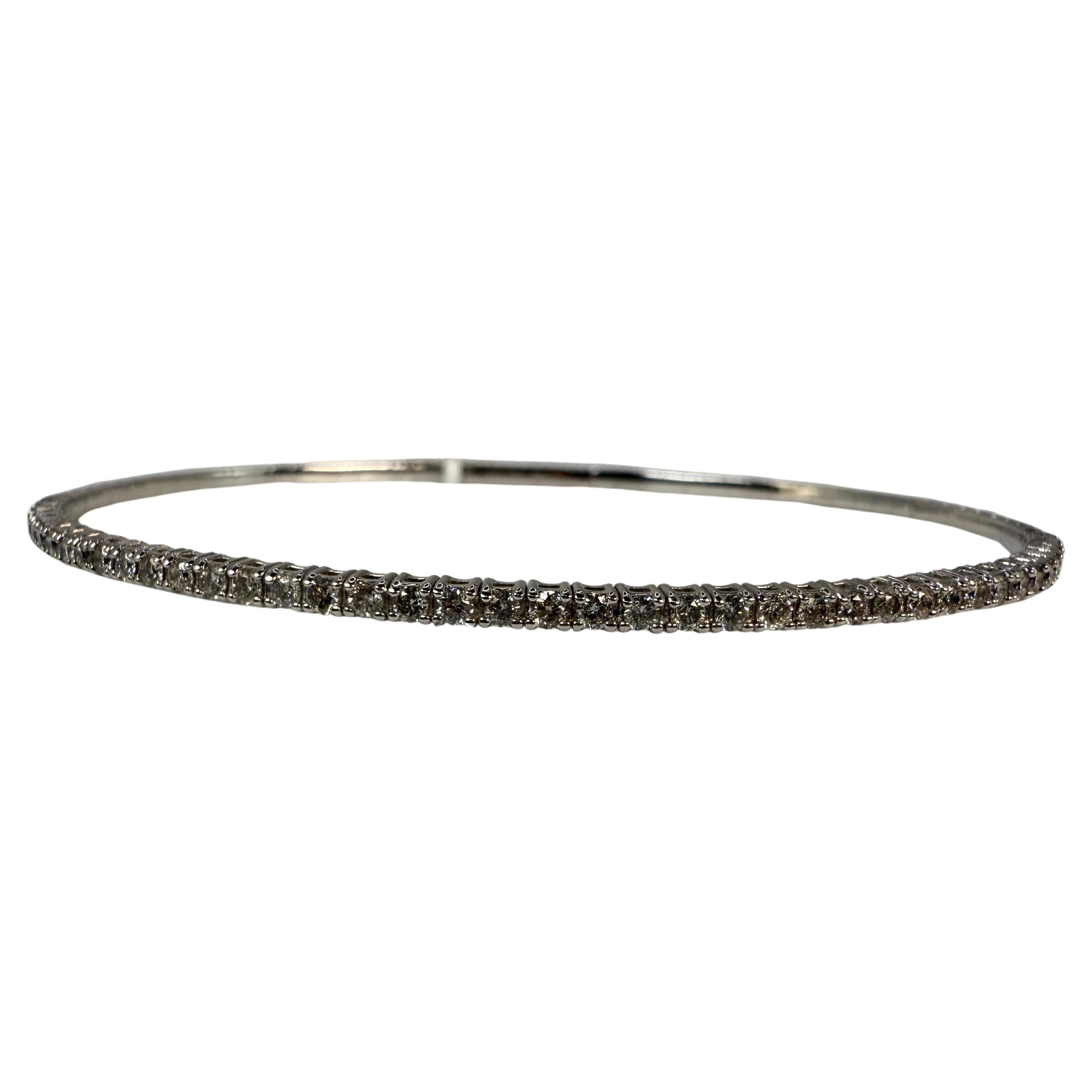 Diamond brangle bracelet 1.94ct 6 grams VS diamonds