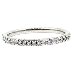 Diamond Bridal Band in 14k White Gold