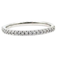 Diamond Bridal Band in 14k White Gold