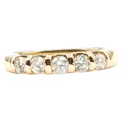 Diamond Bridal Band in 14k Yellow Gold