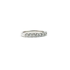 Diamond Bridal Band Ring in 14k White Gold