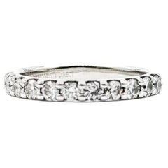 Diamond Bridal Band Ring in 14k White Gold