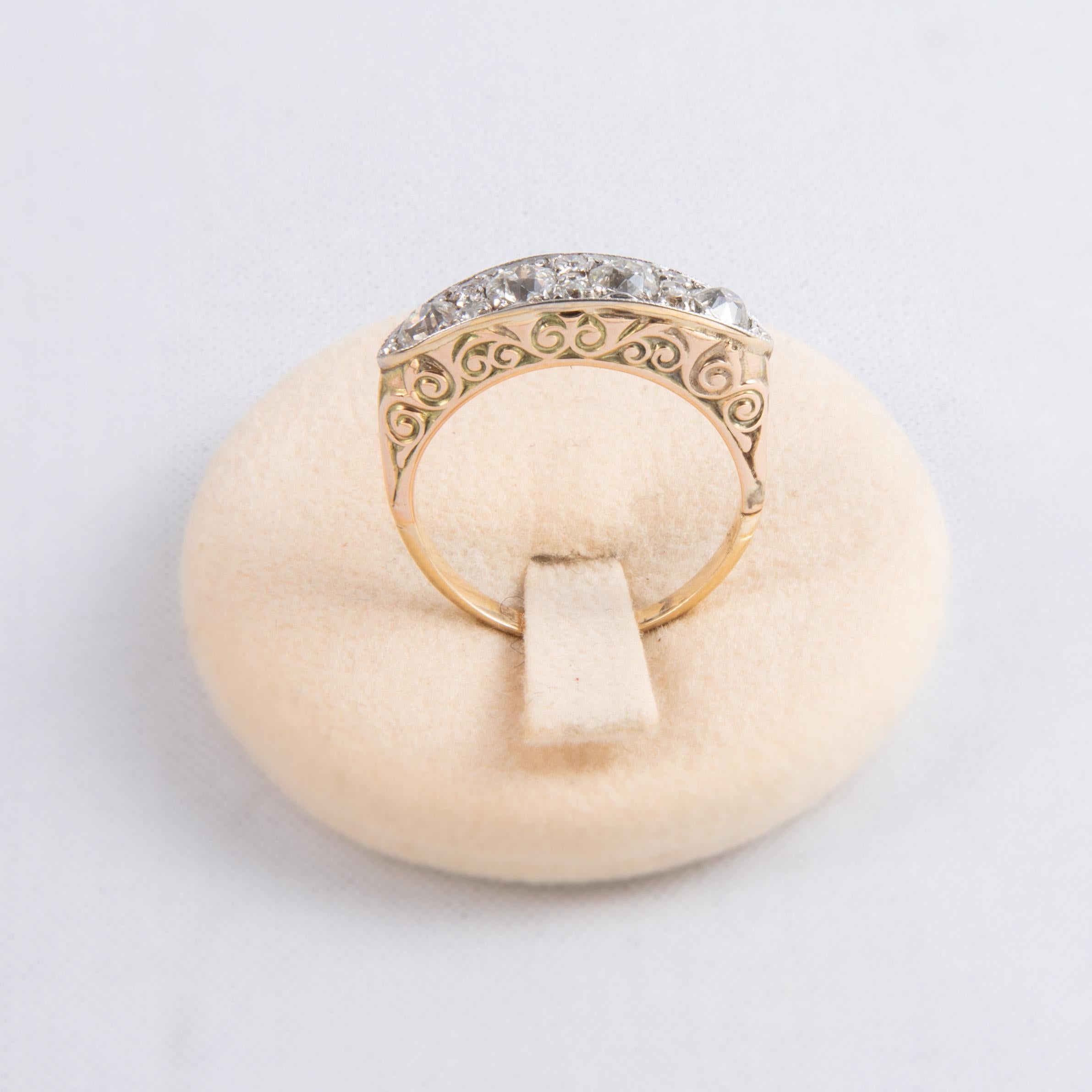 Art Deco Diamond Bridal Ring