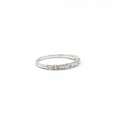 Diamond Bridal Ring in 14k White Gold