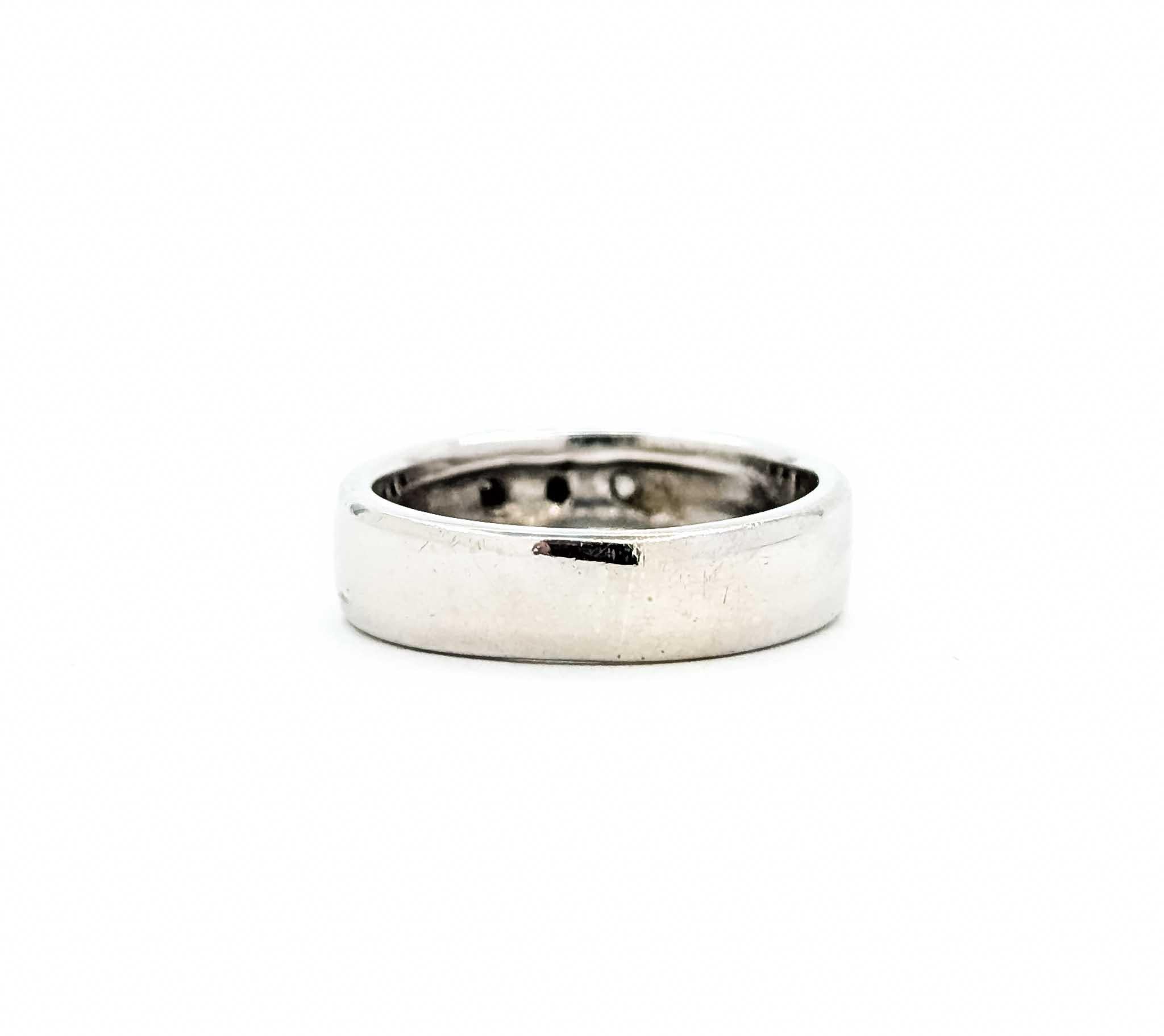 Bague de mariage en or blanc 14k avec diamants en vente 3