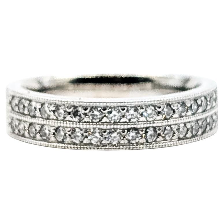 Diamond Bridal Ring in 14k White Gold For Sale