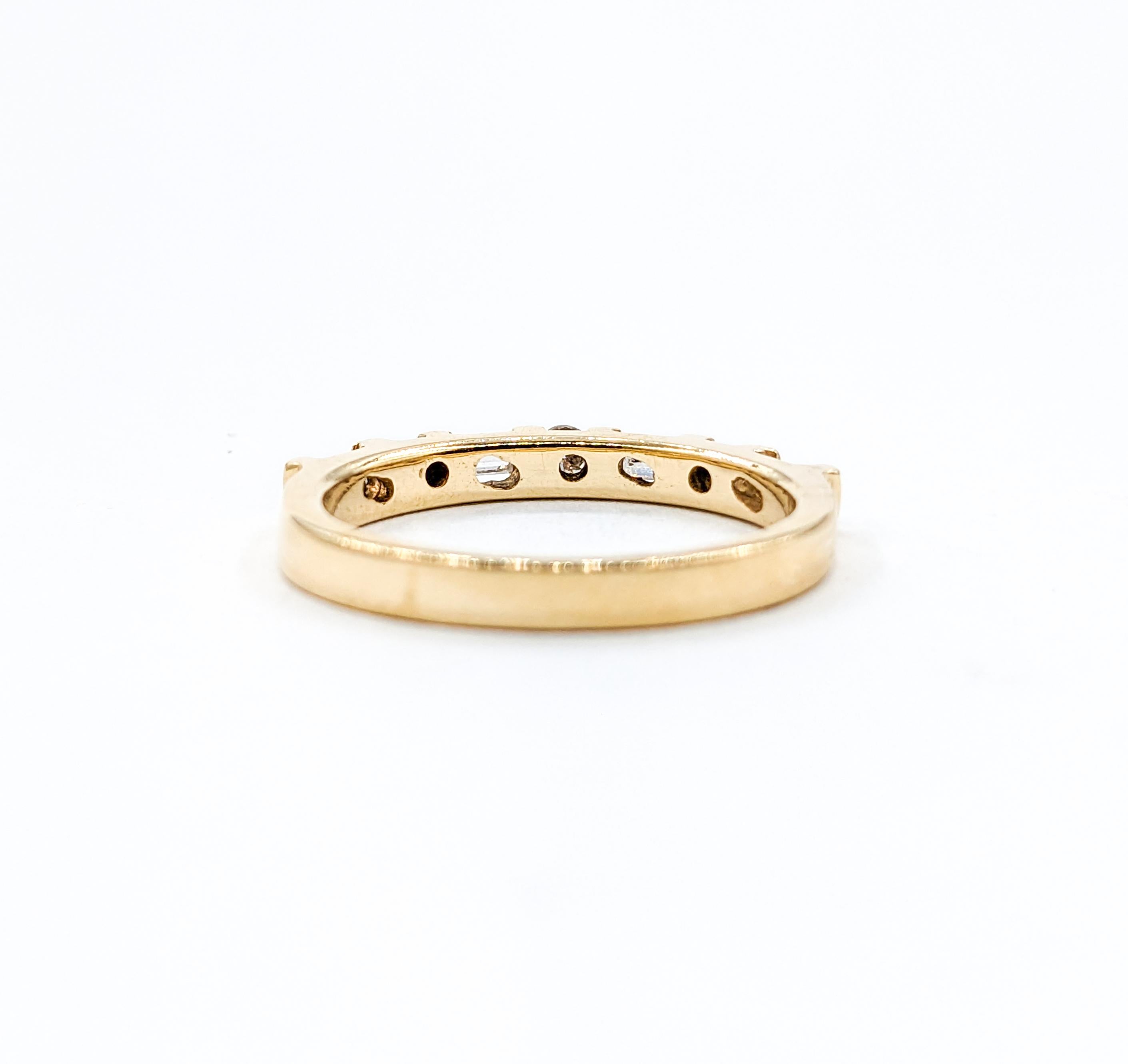 Diamond Bridal Ring in Yellow Gold For Sale 1