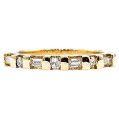 Diamond Bridal Ring in Yellow Gold