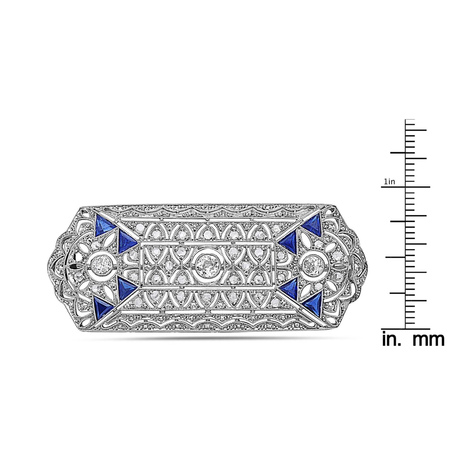 Modern Emilio Jewelry Diamond Brooch