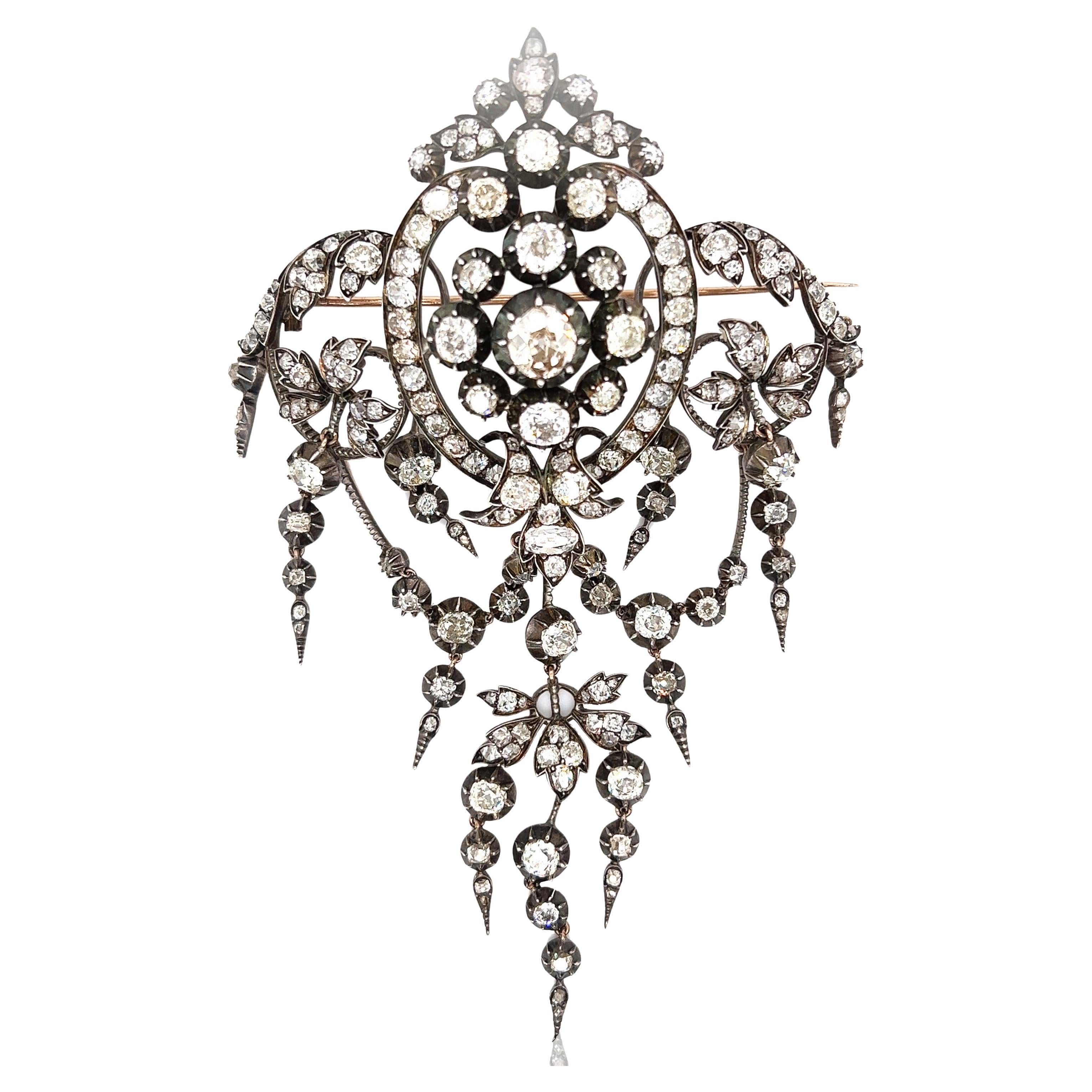 Broche de diamantes