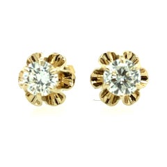 Diamond Butter Cup Earrings